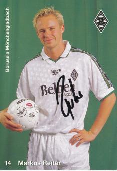 Markus Reiter  1998/99  Borussia Mönchengladbach Fußball Autogrammkarte original signiert 