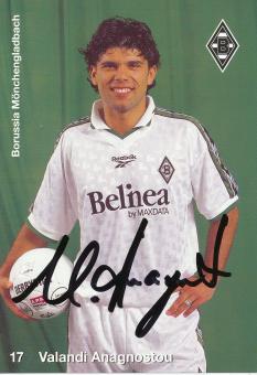 Valandi Anagnostou  1998/99  Borussia Mönchengladbach Fußball Autogrammkarte original signiert 