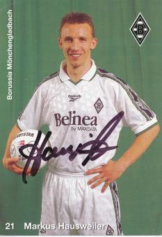 Markus Hausweiler  1998/99  Borussia Mönchengladbach Fußball Autogrammkarte original signiert 