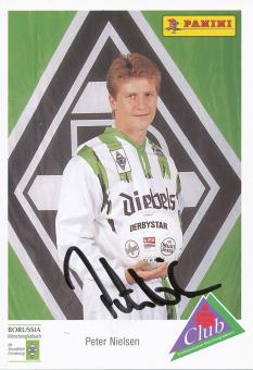 Peter Nielsen  1994/95  Borussia Mönchengladbach Fußball Autogrammkarte original signiert 
