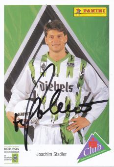 Joachim Stadler  1994/95  Borussia Mönchengladbach Fußball Autogrammkarte original signiert 