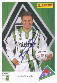 Martin Schneider  1994/95  Borussia Mönchengladbach Fußball Autogrammkarte original signiert 