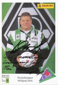 Wolfgang Stiels  1994/95  Borussia Mönchengladbach Fußball Autogrammkarte original signiert 