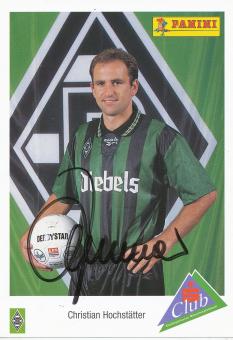 Christian Hochstätter  1995/96  Borussia Mönchengladbach Fußball Autogrammkarte original signiert 