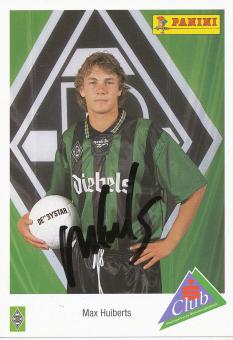 Max Huiberts  1995/96  Borussia Mönchengladbach Fußball Autogrammkarte original signiert 