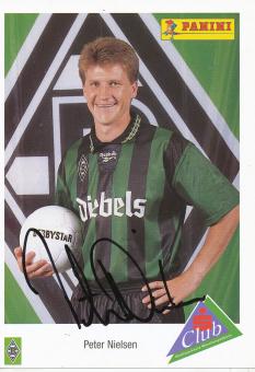 Peter Nielsen  1995/96  Borussia Mönchengladbach Fußball Autogrammkarte original signiert 