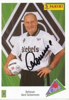 Gerd Schommen  1995/96  Borussia Mönchengladbach Fußball Autogrammkarte original signiert 