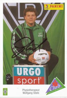 Wolfgang Stiels  1995/96  Borussia Mönchengladbach Fußball Autogrammkarte original signiert 