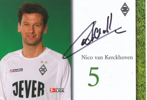 Nico van Kerckhoven  2004/2005  Borussia Mönchengladbach Fußball Autogrammkarte original signiert 