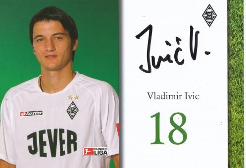 Vladimir Ivic  2004/2005  Borussia Mönchengladbach Fußball Autogrammkarte original signiert 