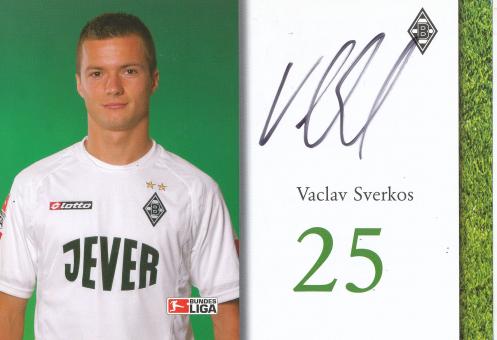 Vaclav Sveros  2004/2005  Borussia Mönchengladbach Fußball Autogrammkarte original signiert 