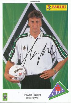 Dirk Heyne  Borussia Mönchengladbach Fußball Autogrammkarte Druck signiert 