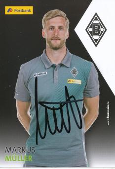 Markus Müller  2017/2018  Borussia Mönchengladbach Fußball Autogrammkarte original signiert 