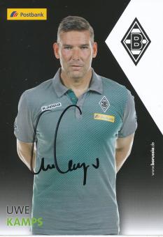 Uwe Kamps  2017/2018  Borussia Mönchengladbach Fußball Autogrammkarte original signiert 