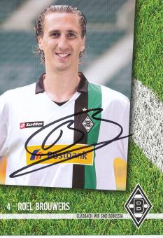Roel Brouwers  2009/2010  Borussia Mönchengladbach Fußball Autogrammkarte original signiert 