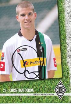 Christian Dorda  2009/2010  Borussia Mönchengladbach Fußball Autogrammkarte original signiert 