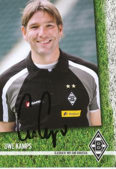 Uwe Kamps  2009/2010  Borussia Mönchengladbach Fußball Autogrammkarte original signiert 