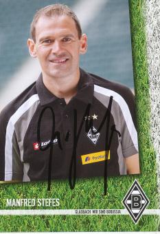 Manfred Stefes  2009/2010  Borussia Mönchengladbach Fußball Autogrammkarte original signiert 