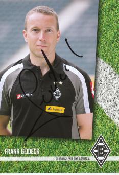Frank Gedeck  2009/2010  Borussia Mönchengladbach Fußball Autogrammkarte original signiert 