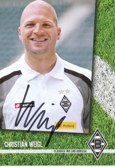 Christian Weigl  2009/2010  Borussia Mönchengladbach Fußball Autogrammkarte original signiert 