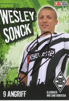 Wesley Sonck  2006/2007  Borussia Mönchengladbach Fußball Autogrammkarte original signiert 