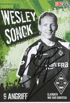 Wesley Sonck  2005/2006  Borussia Mönchengladbach Fußball Autogrammkarte original signiert 