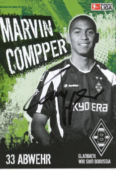 Marvin Compper   2005/2006  Borussia Mönchengladbach Fußball Autogrammkarte original signiert 