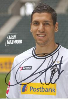Karim Matmour   2010/2011  Borussia Mönchengladbach Fußball Autogrammkarte original signiert 
