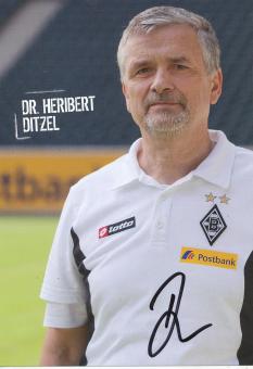 Dr.Heribert Ditzel  2010/2011  Borussia Mönchengladbach Fußball Autogrammkarte original signiert 
