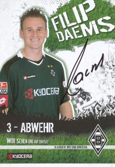 Filip Daems  2007/2008  Borussia Mönchengladbach Fußball Autogrammkarte original signiert 