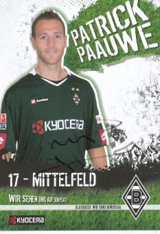 Patrick Paauwe  2007/2008  Borussia Mönchengladbach Fußball Autogrammkarte original signiert 