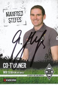 Manfred Stefes  2008/2009  Borussia Mönchengladbach Fußball Autogrammkarte original signiert 