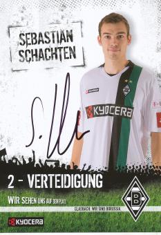 Sebastian Schachten  2008/2009  Borussia Mönchengladbach Fußball Autogrammkarte original signiert 