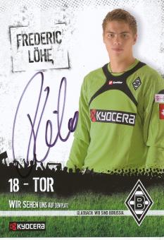 Frederic Löhe  2008/2009  Borussia Mönchengladbach Fußball Autogrammkarte original signiert 
