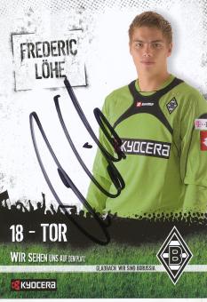 Frederic Löhe  2008/2009  Borussia Mönchengladbach Fußball Autogrammkarte original signiert 