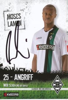 Moses Lamidi  2008/2009  Borussia Mönchengladbach Fußball Autogrammkarte original signiert 