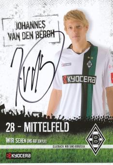 Johannes van den Bergh  2008/2009  Borussia Mönchengladbach Fußball Autogrammkarte original signiert 