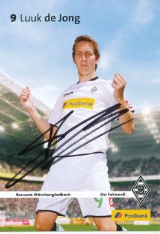 Luuk de Jong  2012/2013  Borussia Mönchengladbach Fußball Autogrammkarte original signiert 