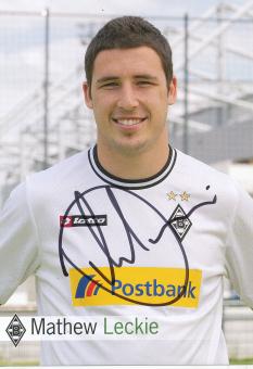 Mathew Leckie  2011/2012  Borussia Mönchengladbach Fußball Autogrammkarte original signiert 