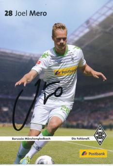 Joel Mero  2013/2014  Borussia Mönchengladbach Fußball Autogrammkarte original signiert 