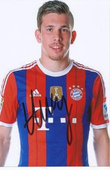 Pierre Emile Höjbjerg  FC Bayern München  Fußball Autogramm Foto original signiert 