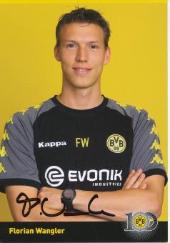 Florian Wangler  2009/2010  Borussia Dortmund Fußball Autogrammkarte original signiert 