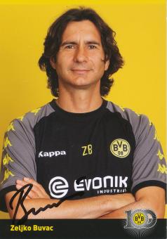 Zeljko Buvac  2009/2010  Borussia Dortmund Fußball Autogrammkarte original signiert 