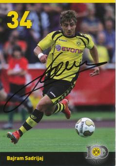 Bajram Sadrijaj  2009/2010  Borussia Dortmund Fußball Autogrammkarte original signiert 