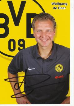 Wolfgang de Beer  2005/2006  Borussia Dortmund Fußball Autogrammkarte original signiert 