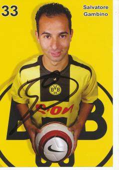 Salvatore Gambino  2005/2006  Borussia Dortmund Fußball Autogrammkarte original signiert 