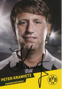 Peter Krawietz  2010/2011  Borussia Dortmund Fußball Autogrammkarte original signiert 