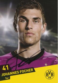 Johannes Focher  2010/2011  Borussia Dortmund Fußball Autogrammkarte original signiert 