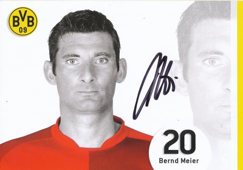Bernd Meier† 2012    2006/2007  Borussia Dortmund Fußball Autogrammkarte original signiert 
