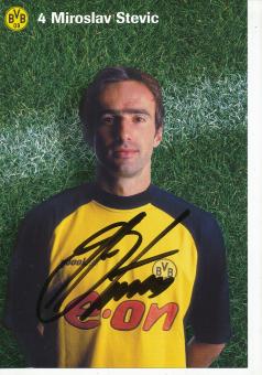 Miroslav Stevic   2001/2002  Borussia Dortmund Fußball Autogrammkarte original signiert 